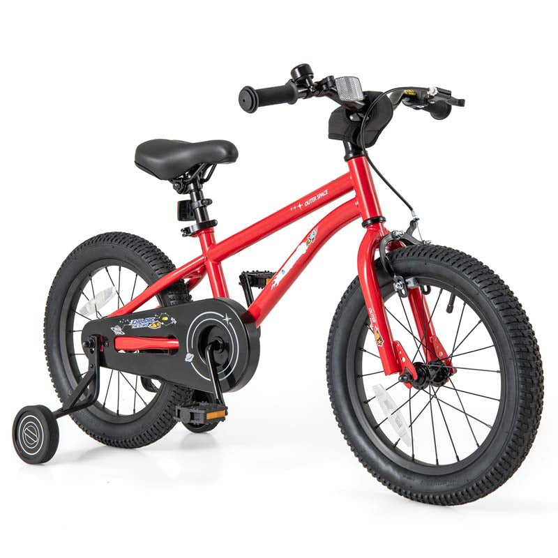 16" Kids Bike for 4-7 Years Old Girls Boys Sport Bicycle with Adjustable Saddle, Training Wheels, Reflectors