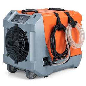 163 PPD Commercial Dehumidifier Built-in Pump & Drain Hose, Auto Defrost, Portable Industrial Dehumidifier for Basement