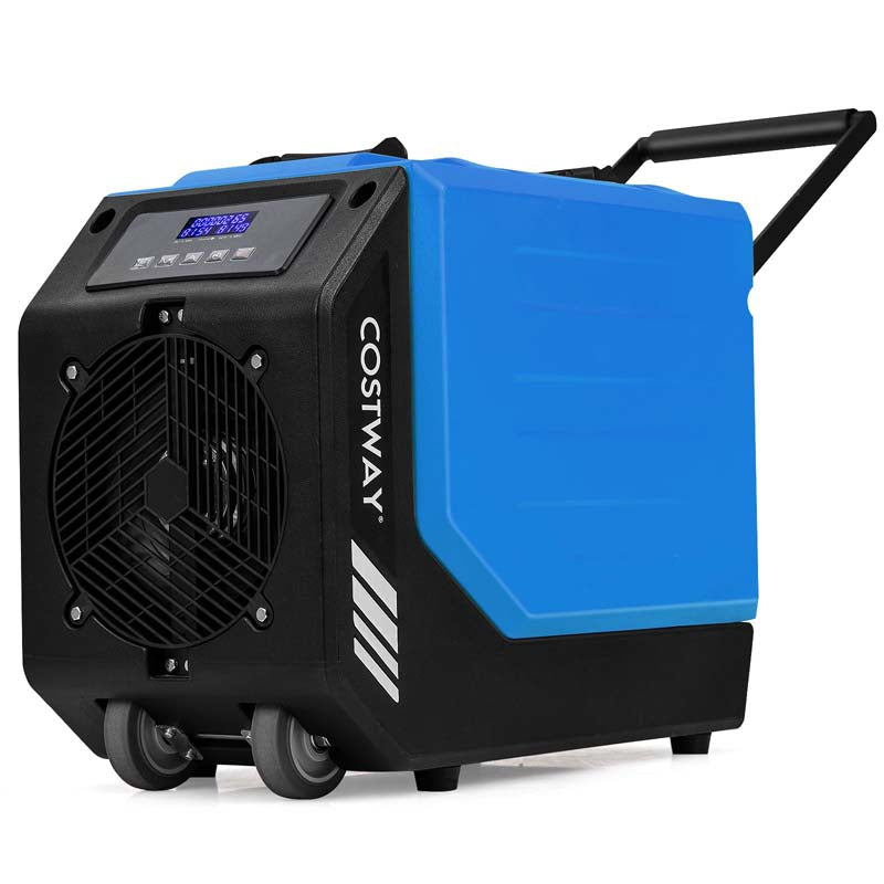 190 PPD Commercial Dehumidifier with Pump & 26 FT Drain Hose, Rotational Molded Industrial Dehumidifier for Basement, Water Damage Restoration