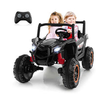 4WD/2WD 2-Seater Kids Ride on UTV, 24V Battery Powered Electric Toy Car with Remote Control, Suspension Spring