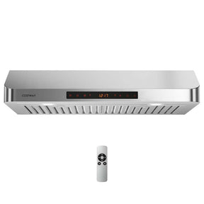 36/30 Inch Under Cabinet Range Hood with Gesture/Touch/Remote Control, 900 CFM Kitchen Vent w/ 4 Speed, Adjustable LED Lights