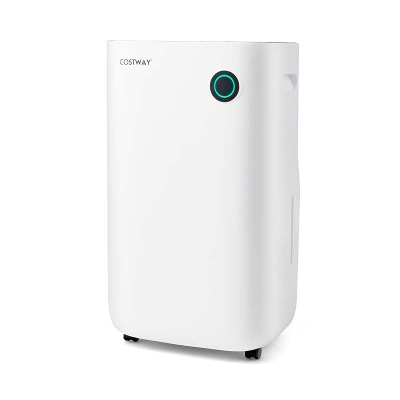 73 Pints 4500 Sq. Ft Quiet Air Dehumidifier for Basements with 5 Modes, 3-Color Indicator Light, 1.7 Gallon Water Tank, 24H Timer