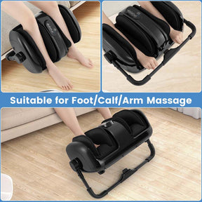 Foot & Calf Massager with Heat, Adjustable Stand, Electric Shiatsu Feet Massager for Plantar Fasciitis Pain Relief Neuropathy Muscle Arm Relaxation