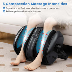 Foot & Calf Massager with Heat, Adjustable Stand, Electric Shiatsu Feet Massager for Plantar Fasciitis Pain Relief Neuropathy Muscle Arm Relaxation