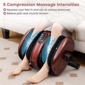 Foot & Calf Massager with Heat, Adjustable Stand, Electric Shiatsu Feet Massager for Plantar Fasciitis Pain Relief Neuropathy Muscle Arm Relaxation