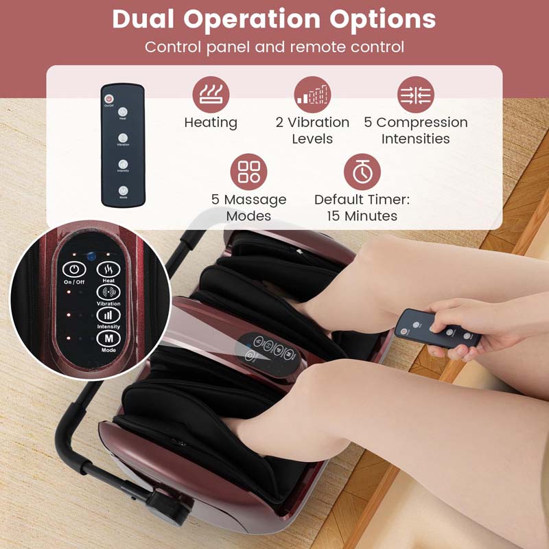 Foot & Calf Massager with Heat, Adjustable Stand, Electric Shiatsu Feet Massager for Plantar Fasciitis Pain Relief Neuropathy Muscle Arm Relaxation