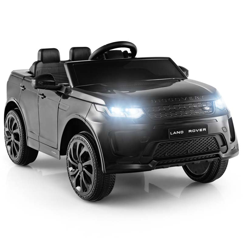 12V Licensed Land Rover Discovery Kids Ride On Car, Electric Vehicle Toy Car w/Remote Control, Lockable Doors, Slow Start System, LED Lights