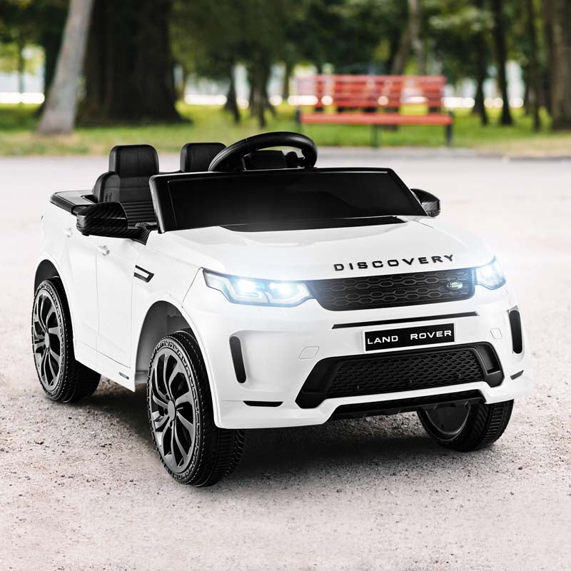 12V Licensed Land Rover Discovery Kids Ride On Car, Electric Vehicle Toy Car w/Remote Control, Lockable Doors, Slow Start System, LED Lights