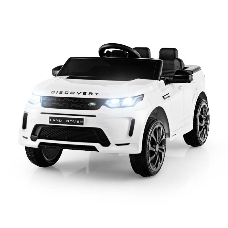 12V Licensed Land Rover Discovery Kids Ride On Car, Electric Vehicle Toy Car w/Remote Control, Lockable Doors, Slow Start System, LED Lights