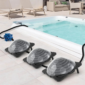 Dome Solar Swimming Pool Heater Above Ground Inground Pool Warmer Equipment with Hose Connector