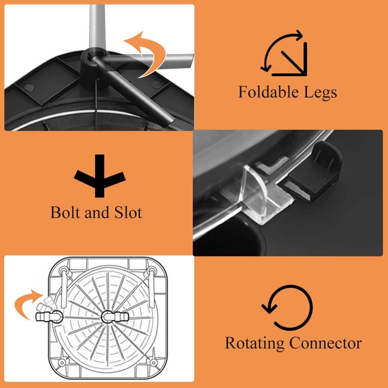 Dome Solar Swimming Pool Heater Above Ground Inground Pool Warmer Equipment with Hose Connector