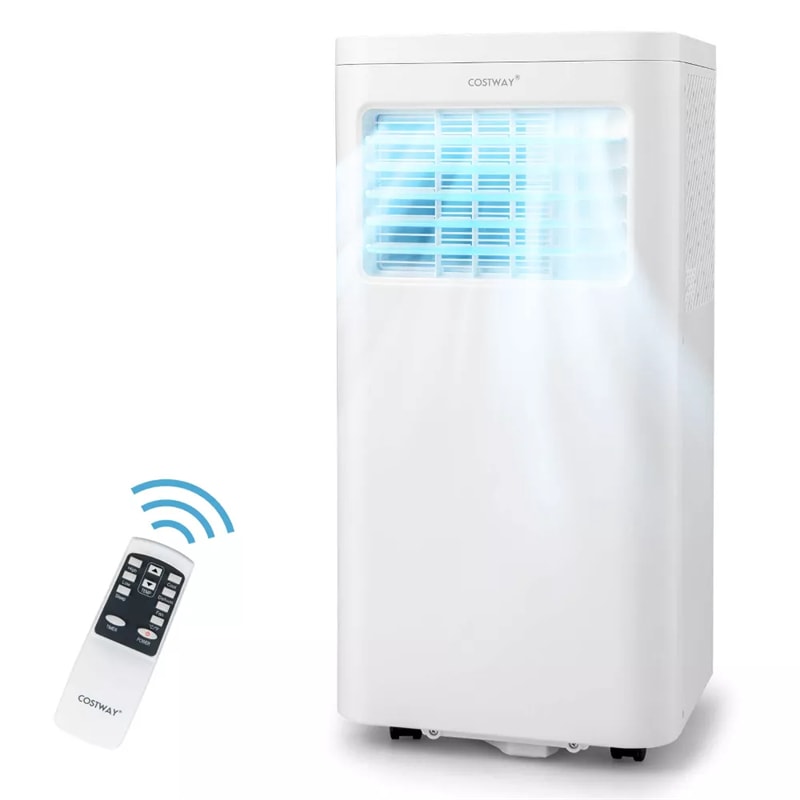 10000 BTU 3-in-1 Portable Air Conditioner, Personal Standing AC Cooling Unit with Dehumidifier, 24H Timer, Window Kit & Wheels for Bedroom, Dorm