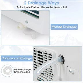 10000 BTU 3-in-1 Portable Air Conditioner, Personal Standing AC Cooling Unit with Dehumidifier, 24H Timer, Window Kit & Wheels for Bedroom, Dorm
