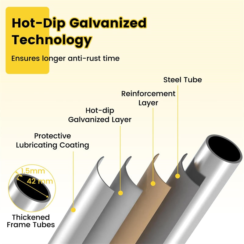 16FT Outdoor Trampoline, ASTM Approved Recreational Trampoline with Safety Enclosure Net & Ladder, 500LBS Weight Capacity for Kids Adults Backyard