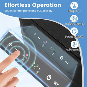 23/32/42QT Portable Car Refrigerator with -4°F~68°F Adjustable Range, 12V/24V DC 100-240V AC Electric Car Cooler Freezer for Camping, RV, Travel
