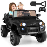 24V 2-Seater Ride on Car, Licensed Toyota LC250 Electric Ride-On Truck with Remote, 4WD/2WD Switchable & Spring Suspension for Kids Ages 3+