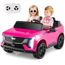 24V 2-Seater Ride-On Truck, Licensed Cadillac Kids Electric Car with Remote Control, 3 Speeds, LED Lights & Spring Suspension for Ages 3+