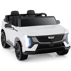 24V 2-Seater Ride-On Truck, Licensed Cadillac Kids Electric Car with Remote Control, 3 Speeds, LED Lights & Spring Suspension for Ages 3+