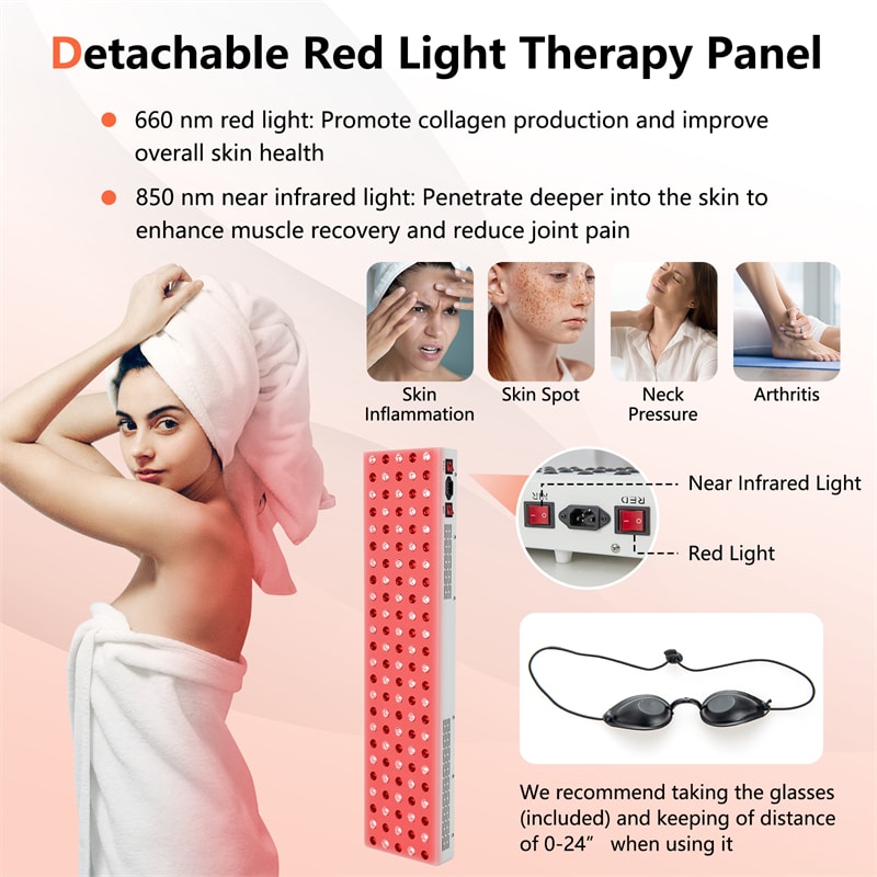 2-Person Far Infrared Wooden Sauna Room for Home, Canadian Hemlock Indoor Sauna with Free Red Light Therapy & Bluetooth Speakers & 4 Light Strips