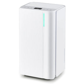 32 Pint Dehumidifier with 3.3FT Drain Hose, 24H Timer & 3-Color Indicator, 2000 Sq.Ft Portable Dehumidifier for Basement, Bedroom, Bathroom