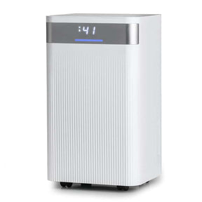 32 Pints 2000 Sq.ft Basement Dehumidifier with Drain Hose, 24H Timer & 3-Color Indicator, Quiet Portable Dehumidifier for Home, Bedroom, Bathroom