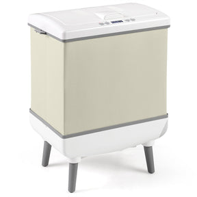 35L Large Towel Warmer Bucket for Bathroom, Foldable Blanket Warmer with Heat/Dry Modes, 24H Timer, Child Lock, Fits 3 Oversized 45"x70" Towels