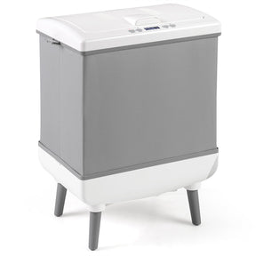 35L Large Towel Warmer Bucket for Bathroom, Foldable Blanket Warmer with Heat/Dry Modes, 24H Timer, Child Lock, Fits 3 Oversized 45"x70" Towels