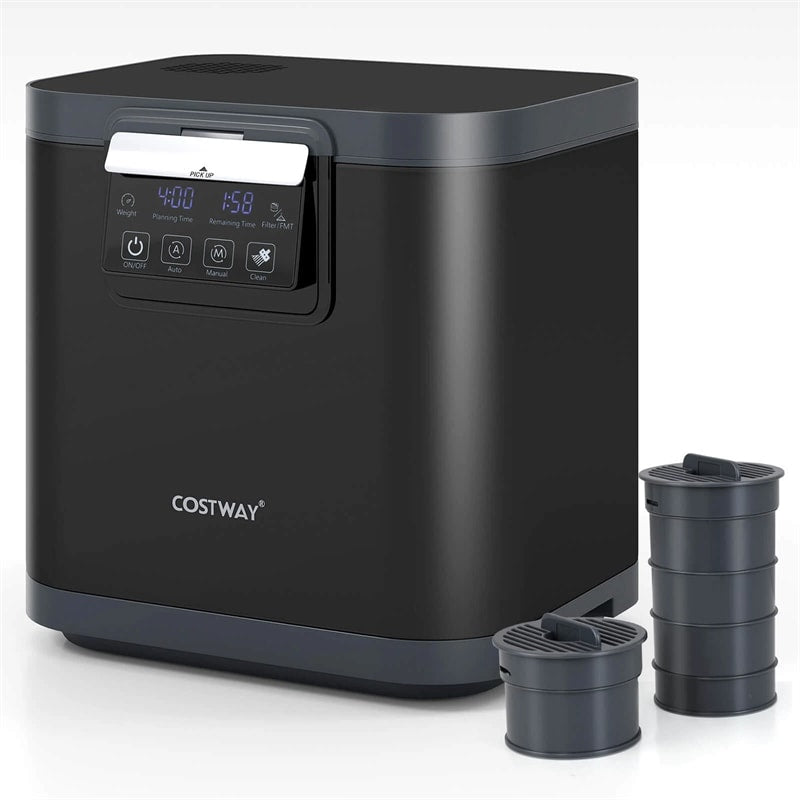 4L Electric Kitchen Composter, Smart Countertop Food Waste Compost Machine with Auto-Cleaning, Replaceable Filters, Turns Food Waste to Fertilizer