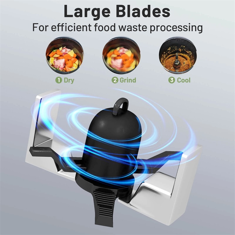 4L Electric Kitchen Composter, Smart Countertop Food Waste Compost Machine with Auto-Cleaning, Replaceable Filters, Turns Food Waste to Fertilizer