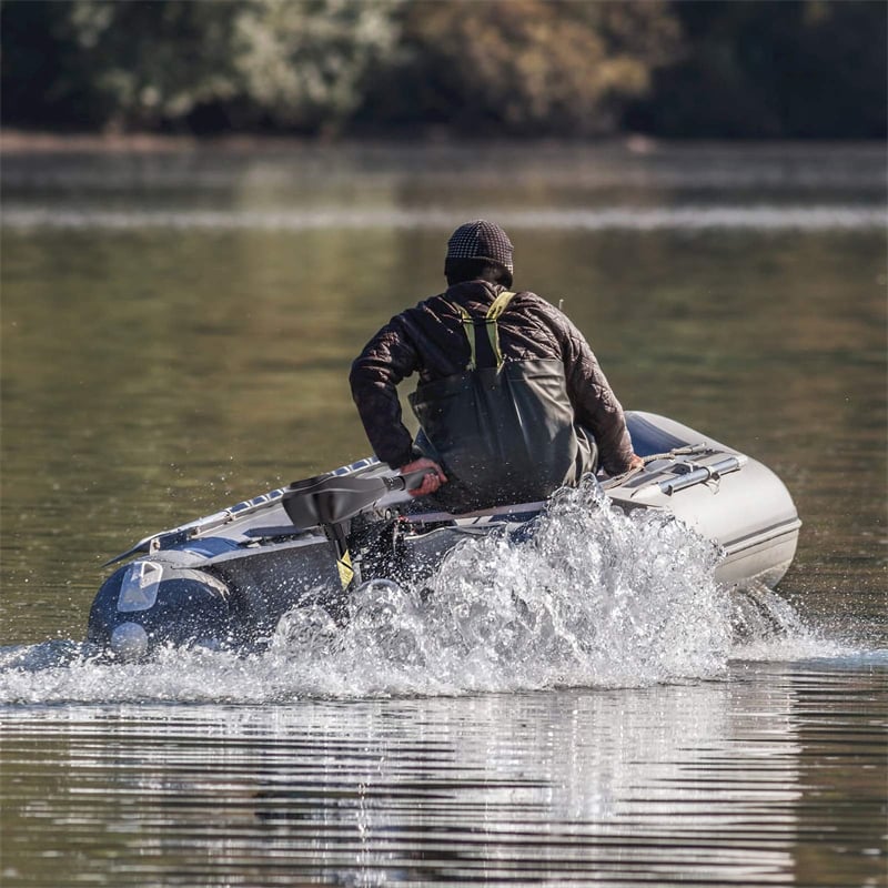 Electric Trolling Motor 8 Speed Boat Fishing Motor with Telescoping Handle, Transom Mount 36" Shaft for Freshwater Saltwater Use