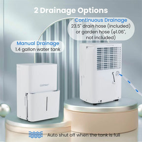 94.5 Pint Energy Star Dehumidifier, 6000 Sq.Ft Portable Dehumidifier with 24H Timer, LED Display & Auto Defrost for Basement, Home, Garage, Office