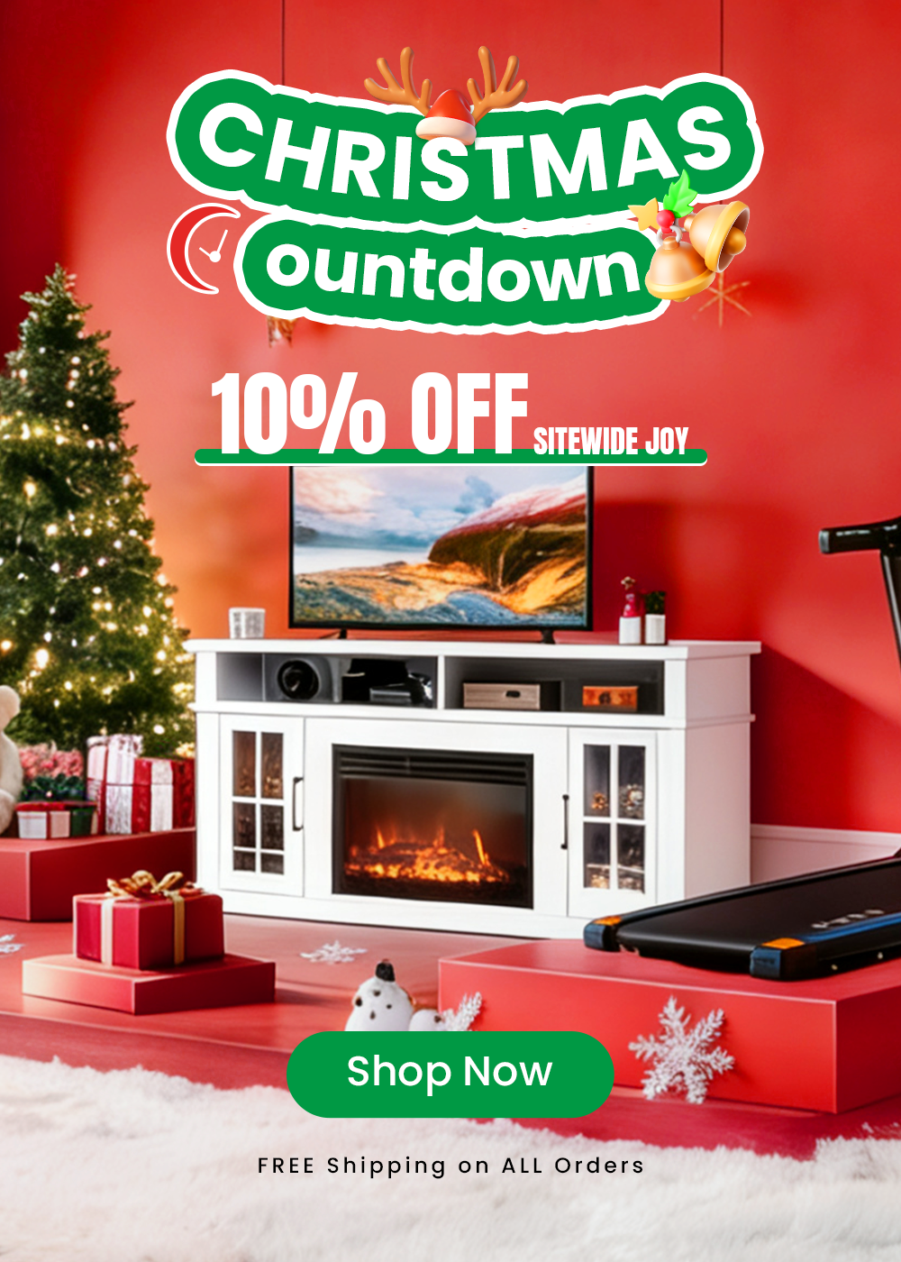 Christmas Sale. Get 10% off &Shop the best deals at Eletriclife.com | 3-5 Days Fast Free Shipping