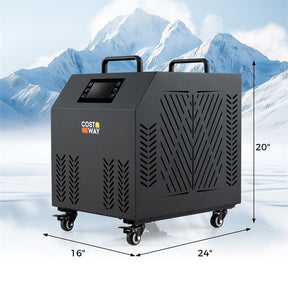 Ice Bath Chiller for Cold Plunge Tubs, 0.8HP Professional Cold Therapy Chiller with Wheels, WiFi App Control, Built-in Pump, 2 Filters & 3 Hoses