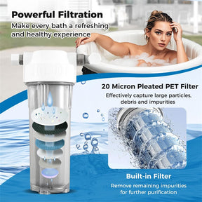 Ice Bath Chiller for Cold Plunge Tubs, 0.8HP Professional Cold Therapy Chiller with Wheels, WiFi App Control, Built-in Pump, 2 Filters & 3 Hoses
