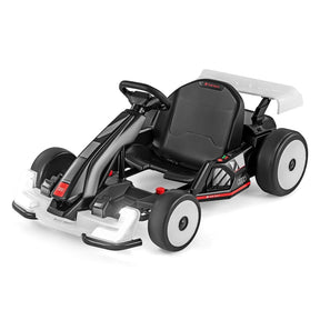 Licensed Audi 24V Kids Go Kart, Length Adjustable Ride on Racing Toy with Drift & Sport Modes, 2x150W Motors, 8 MPH High Speed for Children Ages 6+