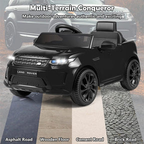 12V Kids Ride-On Car Licensed Land Rover Sport Electric Vehicle with Remote Control, LED Lights & Music, Ride-on Toy for Boys & Girls 3+