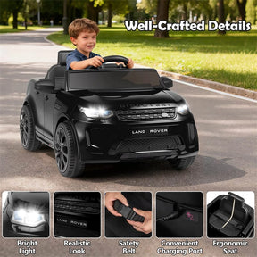 12V Kids Ride-On Car Licensed Land Rover Sport Electric Vehicle with Remote Control, LED Lights & Music, Ride-on Toy for Boys & Girls 3+
