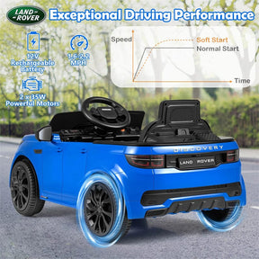 12V Kids Ride-On Car Licensed Land Rover Sport Electric Vehicle with Remote Control, LED Lights & Music, Ride-on Toy for Boys & Girls 3+