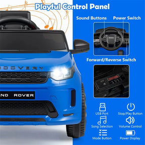12V Kids Ride-On Car Licensed Land Rover Sport Electric Vehicle with Remote Control, LED Lights & Music, Ride-on Toy for Boys & Girls 3+