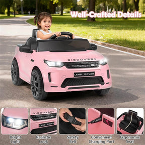 12V Kids Ride-On Car Licensed Land Rover Sport Electric Vehicle with Remote Control, LED Lights & Music, Ride-on Toy for Boys & Girls 3+