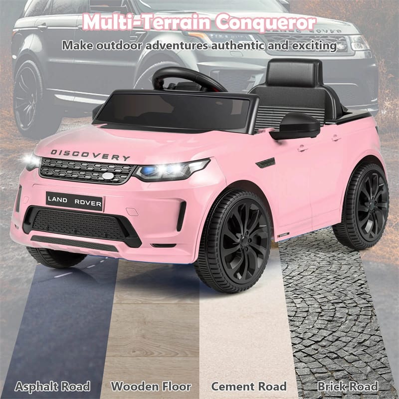 12V Kids Ride-On Car Licensed Land Rover Sport Electric Vehicle with Remote Control, LED Lights & Music, Ride-on Toy for Boys & Girls 3+