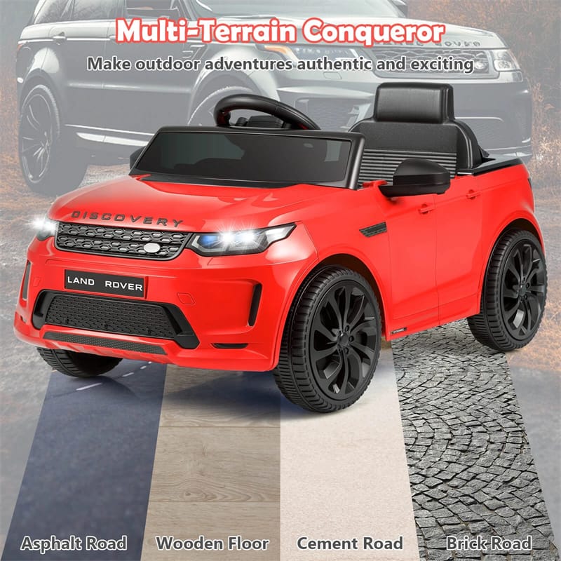 12V Kids Ride-On Car Licensed Land Rover Sport Electric Vehicle with Remote Control, LED Lights & Music, Ride-on Toy for Boys & Girls 3+