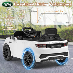 12V Kids Ride-On Car Licensed Land Rover Sport Electric Vehicle with Remote Control, LED Lights & Music, Ride-on Toy for Boys & Girls 3+