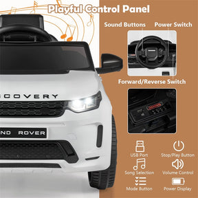 12V Kids Ride-On Car Licensed Land Rover Sport Electric Vehicle with Remote Control, LED Lights & Music, Ride-on Toy for Boys & Girls 3+
