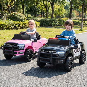 12V Kids Ride-On Truck Car Licensed RAM 3500 Electric Vehicle with Remote Control, Soft Start & LED Lights, Ride On Toy for Boys Girls Aged 3+