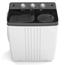 Portable Washing Machine, 2-in-1 Twin Tub Washer Spin Dryer Combo with Built-in Drain Pump, 20LB Capacity & Compact for Apartment, Dorm & RV