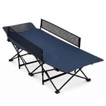 Foldable Camping Cot For Kids, Portable Sleeping Cot , Outdoor Heavy-Duty Metal Frame for Backpacking, Hiking, Beach