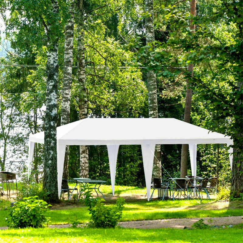 10 x 20 FT Outdoor Gazebo Canopy Tent Party Wedding Event Tent with 4 Removable Sidewalls & Carry Bag