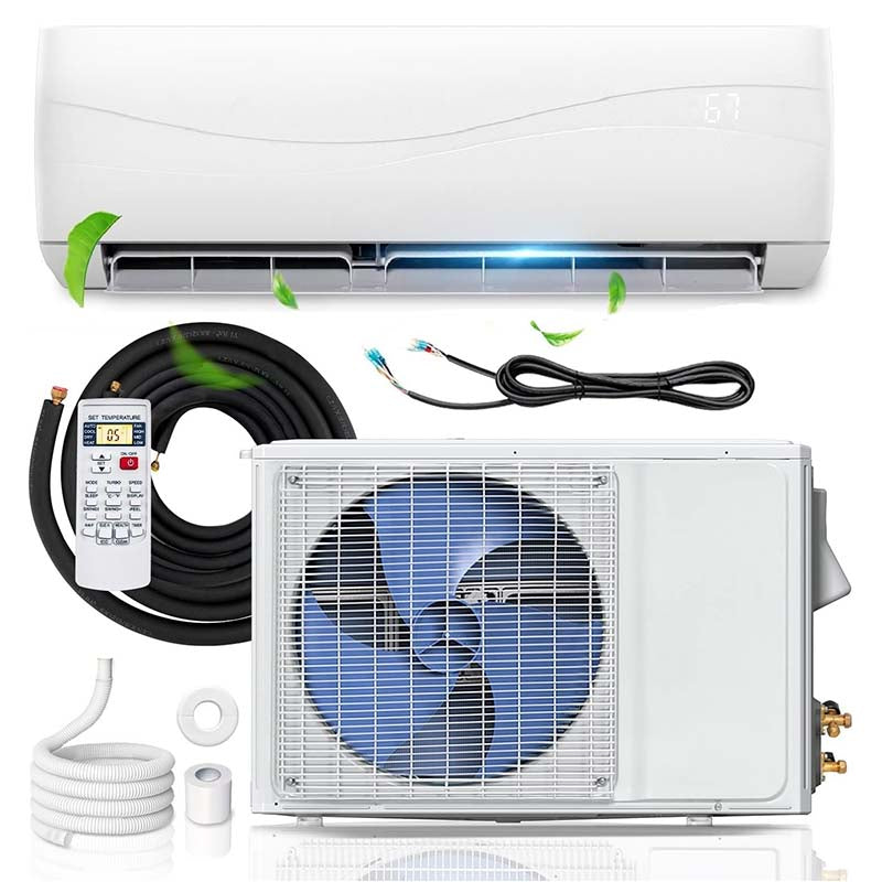 12000BTU 115V Ductless Mini Split Air Conditioner, 20 SEER2 Wall-Mounted Inverter AC Unit with Heat Pump