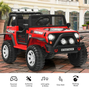 Canada Only - 12V Kids Ride on Jeep Car with Remote Control